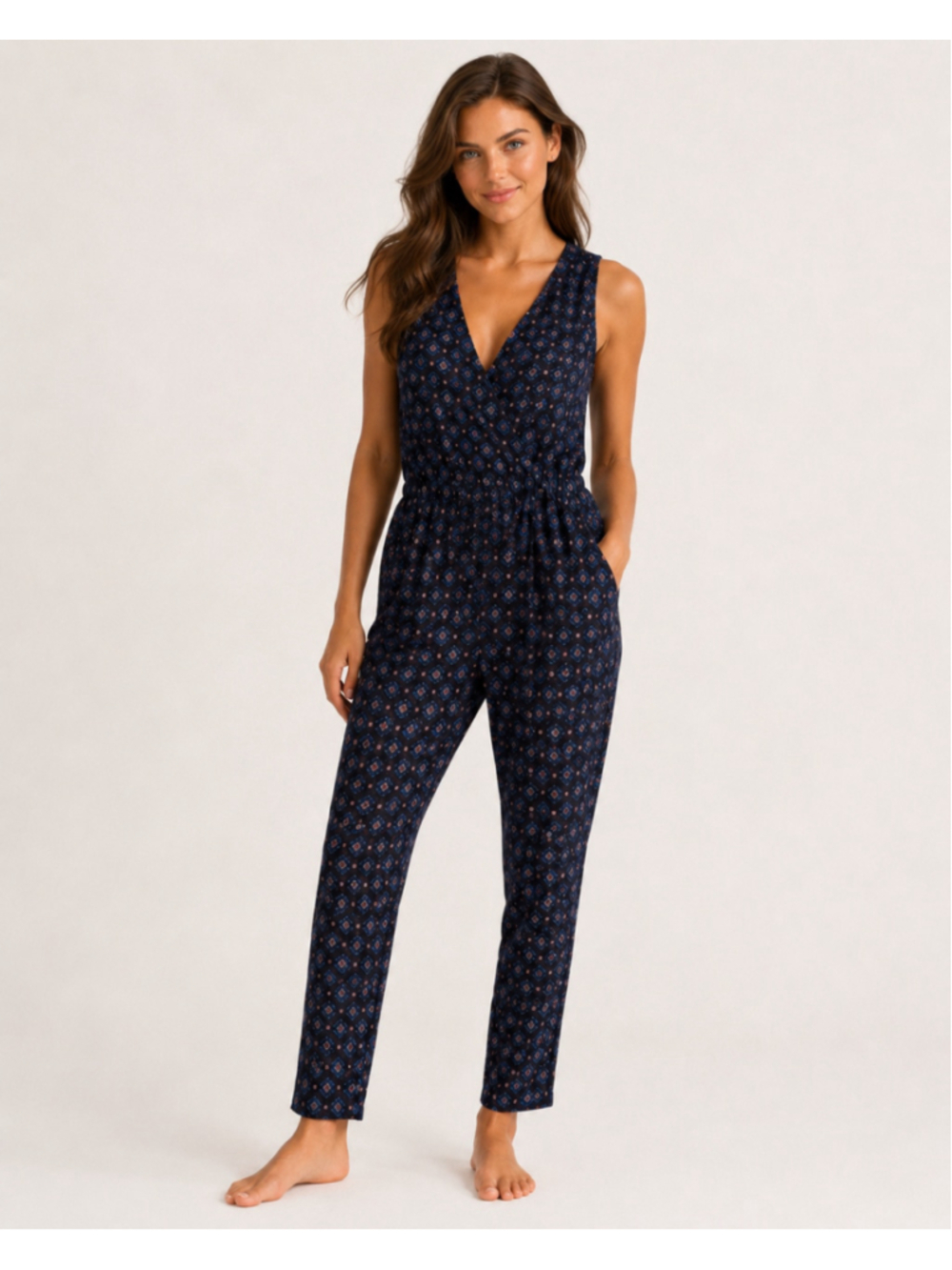 Metaphor Geometric Jumpsuit Romper Boho Artisan Lounge Travel Wanderlust Luxury